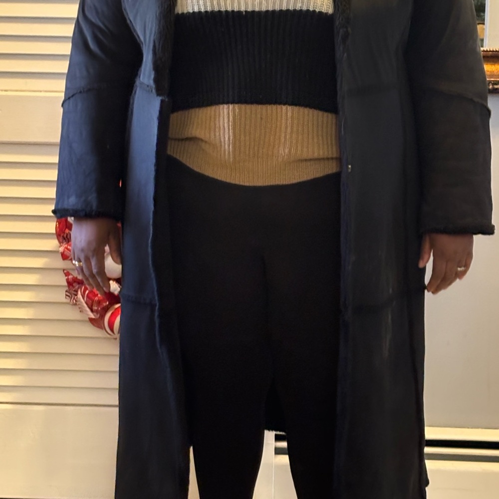Women's Black Long Coat